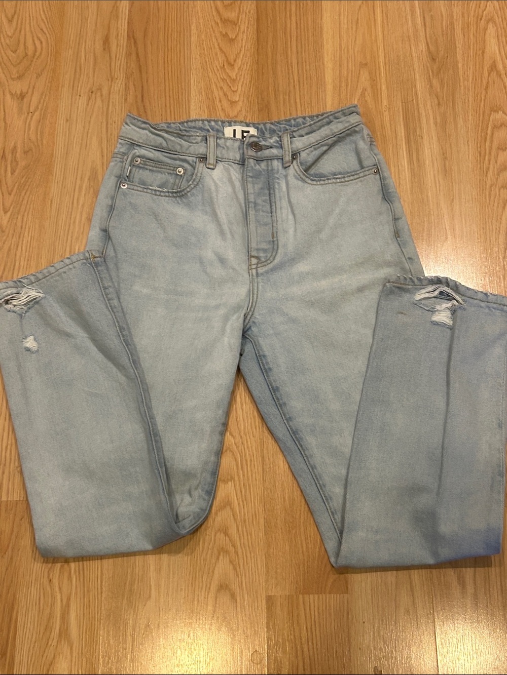 Lover & Friends Reese High Rise Rigid Slim Straight Jeans -Size 26